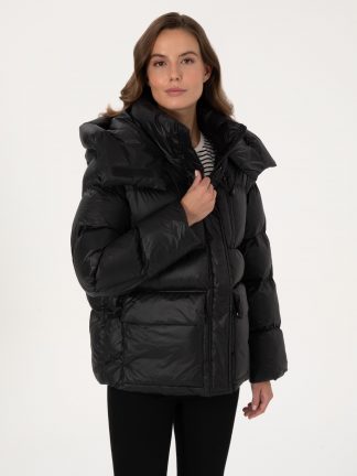 کاپشن زنانه مشکی پیرکاردین