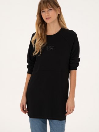 تونیک زنانه مشکی یو اس پولو