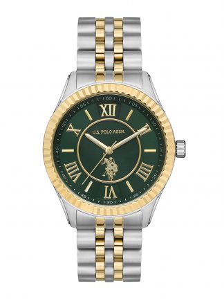 ساعت مچی زنانه طلایی یو اس پولو