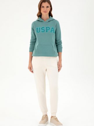 شلوار راحتی زنانه کرم یو اس پولو