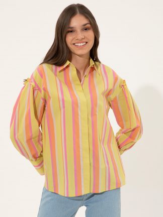 شومیز زنانه پسته پیرکاردین