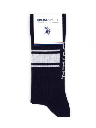 جوراب مردانه سرمه ای یو اس پولو