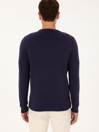 پلیور مردانه زرشکی یو اس پولو