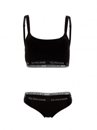 لباس زیر زنانه مشکی یو اس پولو