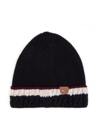 کلاه بافت مردانه سرمه ای یو اس پولو