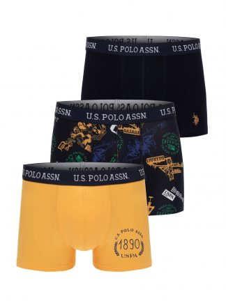 شورت مردانه زرد یو اس پولو