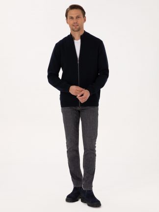 ژاکت مردانه سرمه ای پیرکاردین