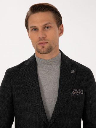 کت مردانه خاکستری تیره پیرکاردین