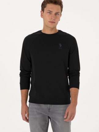 سویشرت مردانه مشکی یو اس پولو