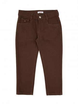 شلوار کتان پسرانه قهوه ای یو اس پولو