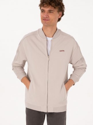 ژاکت مردانه طوسی یو اس پولو