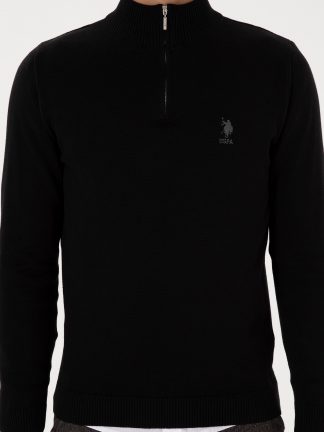 پلیور مردانه مشکی یو اس پولو