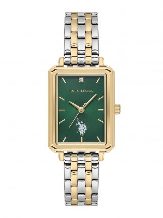 ساعت مچی زنانه طلایی یو اس پولو