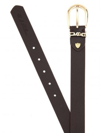 کمربند زنانه قهوه ای تیره یو اس پولو