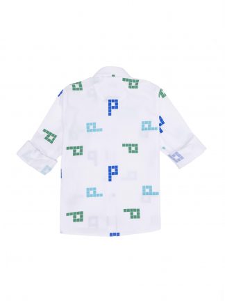 پیراهن پسرانه سفید یو اس پولو