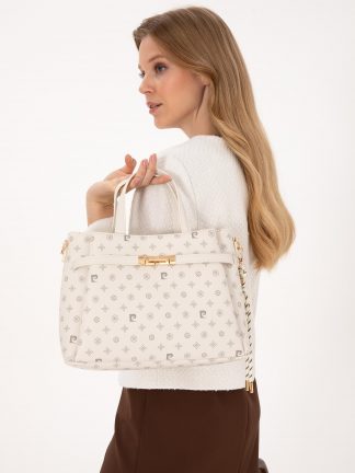 کیف دستی زنانه بژ پیرکاردین