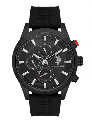 ساعت مچی مردانه مشکی یو اس پولو