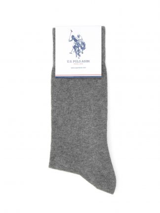 جوراب مردانه خاکی ملانژ یو اس پولو
