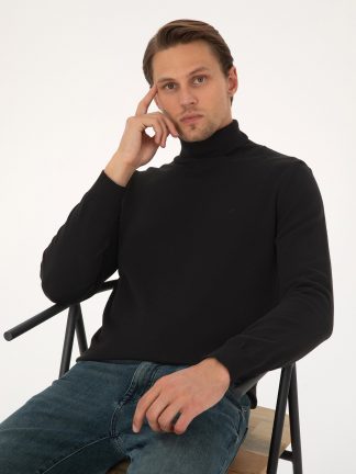 پلیور مردانه مشکی پیرکاردین