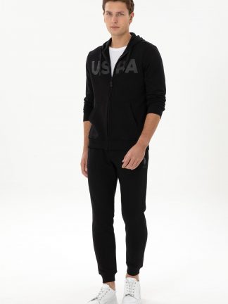 شلوار راحتی مردانه مشکی یو اس پولو