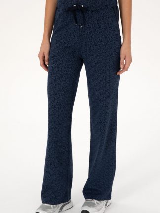 شلوار راحتی زنانه سرمه ای یو اس پولو