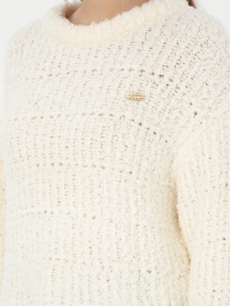 پلیور زنانه کرم یو اس پولو