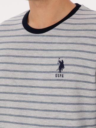 لباس راحتی مردانه سرمه ای یو اس پولو