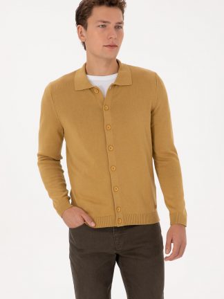 ژاکت مردانه آبی نفتی یو اس پولو