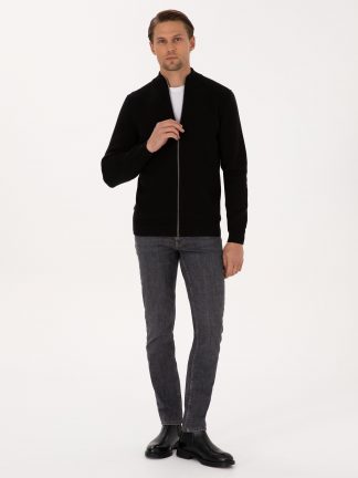 ژاکت مردانه مشکی پیرکاردین