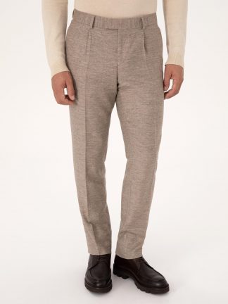 شلوار پارچه ای مردانه بژ کاشارل