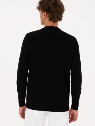 ژاکت مردانه مشکی یو اس پولو