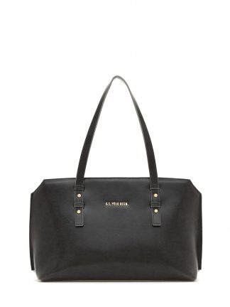 کیف دوشی زنانه خاکی ملانژ یو اس پولو