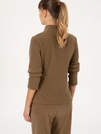 سویشرت زنانه خاکی روشن یو اس پولو