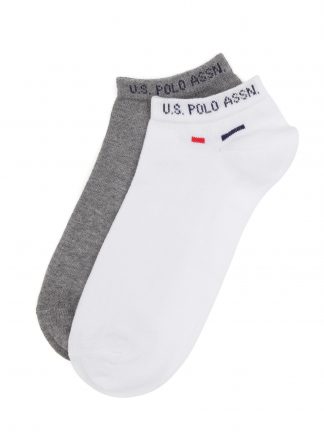 جوراب مردانه سفید یو اس پولو