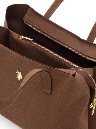 کیف دستی زنانه قهوه ای یو اس پولو