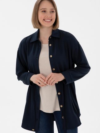 شومیز زنانه سرمه ای یو اس پولو