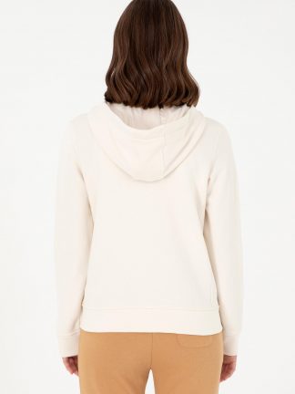 سویشرت زنانه کرم یو اس پولو