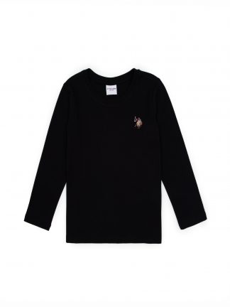 سویشرت دخترانه مشکی یو اس پولو