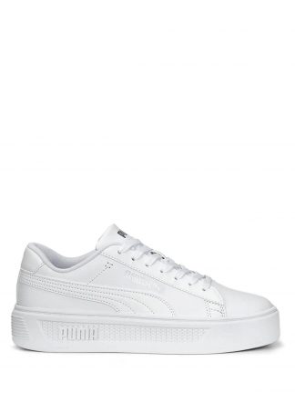 کفش کتانی زنانه سفید مدل Smash Platform V3 پوما تصویر ۱