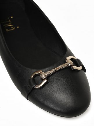 کفش تخت زنانه مشکی مدل TRENTO 5FX اینجی تصویر ۱