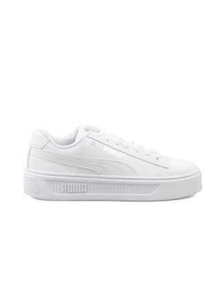 کفش اسپرت زنانه سفید مدل Smash Platform V3 پوما تصویر ۱
