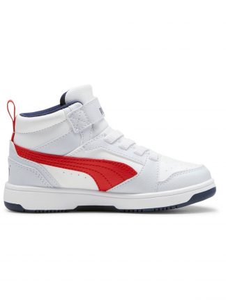 کفش کتانی ساق بلند دخترانه خاکستری مدل Rebound V6 Mid پوما تصویر ۱