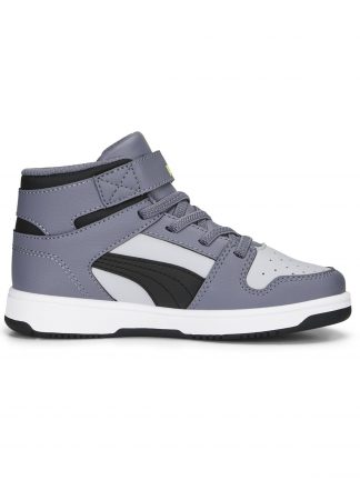 کفش کتانی ساق بلند پسرانه خاکستری مدل Rebound Joy Layup SL V PS پوما تصویر ۱