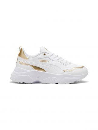 کفش اسپرت زنانه سفید مدل Cassia Rose Metallic Dream پوما تصویر ۱