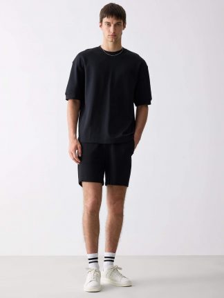 شلوارک مردانه مشکی دفکتو تصویر ۱