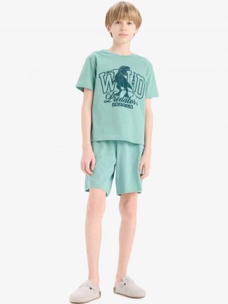 لباس راحتی پسرانه سبز دفکتو تصویر ۱